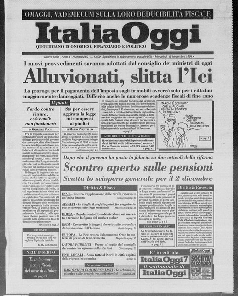 Italia oggi : quotidiano di economia finanza e politica